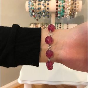 Pink Crystal Bracelet